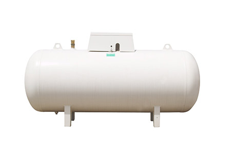 خزان غاز ظاهري أفقي سعة 4000 لتر